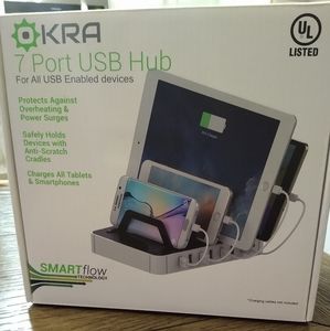 7 port USB charger station brand new